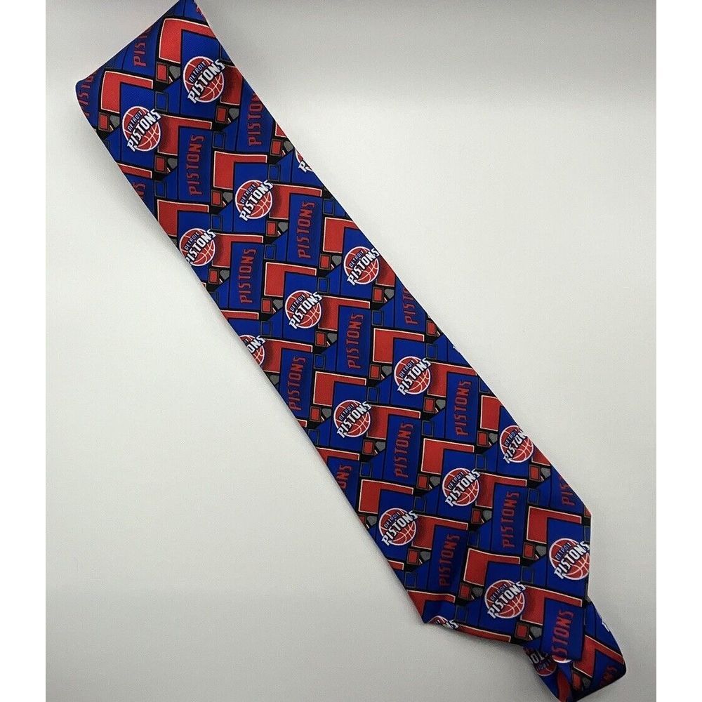 Detroit Pistons‎ Logo Necktie 100% Silk